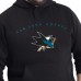 San Jose Sharks G-III Sports by Carl Banks Black Adaptive Classic Team Arc Fleece Hoodie
