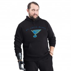 St. Louis Blues G-III Sports by Carl Banks Black Adaptive Classic Team Arc Fleece Hoodie
