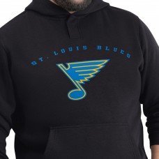 St. Louis Blues G-III Sports by Carl Banks Black Adaptive Classic Team Arc Fleece Hoodie