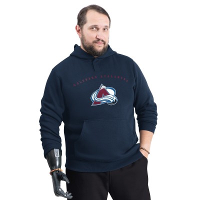 Толстовка Colorado Avalanche G-III Sports by Carl Banks Navy Adaptive Classic Team Arc Fleece