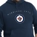 Толстовка Winnipeg Jets G-III Sports by Carl Banks Navy Adaptive Classic Team Arc Fleece
