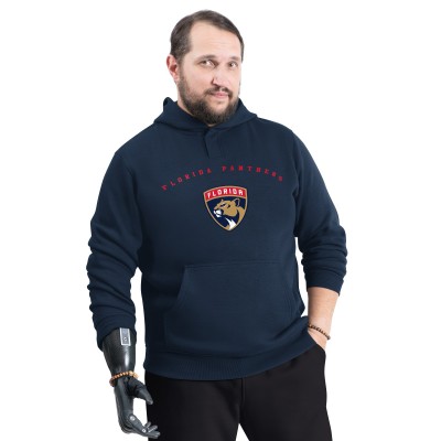Florida Panthers G-III Sports by Carl Banks Navy Adaptive Classic Team Arc Fleece Hoodie