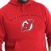 Толстовка New Jersey Devils G-III Sports by Carl Banks Red Adaptive Classic Team Arc Fleece