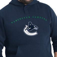 Vancouver Canucks G-III Sports by Carl Banks Navy Adaptive Classic Team Arc Fleece Hoodie