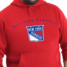 Толстовка New York Rangers G-III Sports by Carl Banks Red Adaptive Classic Team Arc Fleece Толстовка New York Rangers G-III Sports by Carl Banks Red Adaptive Classic Team Arc Fleece