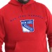 Толстовка New York Rangers G-III Sports by Carl Banks Red Adaptive Classic Team Arc Fleece