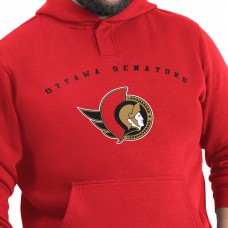 Ottawa Senators G-III Sports by Carl Banks Red Adaptive Classic Team Arc Fleece Hoodie