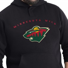 Minnesota Wild G-III Sports by Carl Banks Black Adaptive Classic Team Arc Fleece Hoodie