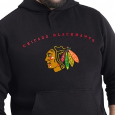 Толстовка Chicago Blackhawks G-III Sports by Carl Banks Black Adaptive Classic Team Arc Fleece Толстовка Chicago Blackhawks G-III Sports by Carl Banks Black Adaptive Classic Team Arc Fleece