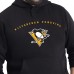 Pittsburgh Penguins G-III Sports by Carl Banks Black Adaptive Classic Team Arc Fleece Hoodie