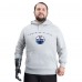 Edmonton Oilers G-III Sports by Carl Banks Gray Adaptive Classic Team Arc Fleece Hoodie