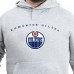 Edmonton Oilers G-III Sports by Carl Banks Gray Adaptive Classic Team Arc Fleece Hoodie