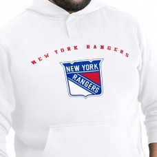 Толстовка New York Rangers G-III Sports by Carl Banks White Adaptive Classic Team Arc Fleece Толстовка New York Rangers G-III Sports by Carl Banks White Adaptive Classic Team Arc Fleece