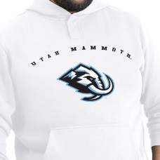 Utah Mammoth G-III Sports by Carl Banks White Adaptive Classic Team Arc Fleece Hoodie