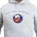 New York Islanders G-III Sports by Carl Banks Gray Adaptive Classic Team Arc Fleece Hoodie