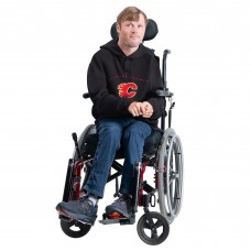 Calgary Flames G-III Sports by Carl Banks Black Adaptive Classic Team Arc Fleece Hoodie