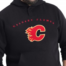 Calgary Flames G-III Sports by Carl Banks Black Adaptive Classic Team Arc Fleece Hoodie