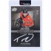 Trevor Zegras Anaheim Ducks Autographed 2021-22 Upper Deck Black Lustrous #LRS-TZ #10/99 Rookie Card