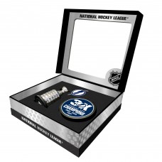 Tampa Bay Lightning Stanley Cup Champions Mini Replica Stanley Cup & Puck Gift Box Set