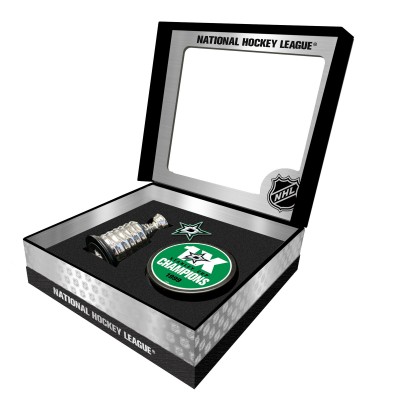 Dallas Stars Stanley Cup Champions Mini Replica Stanley Cup & Puck Gift Box Set