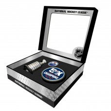 Edmonton Oilers Stanley Cup Champions Mini Replica Stanley Cup & Puck Gift Box Set