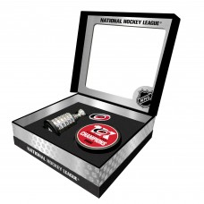 Carolina Hurricanes Stanley Cup Champions Mini Replica Stanley Cup & Puck Gift Box Set