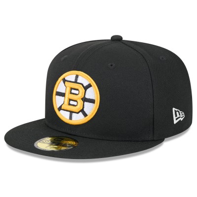 Бейсболка Boston Bruins New Era Black Core 59FIFTY