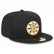 Бейсболка Boston Bruins New Era Black Core 59FIFTY