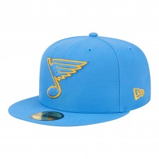 Бейсболка St. Louis Blues New Era Blue Core Logo Fitted 59FIFTY