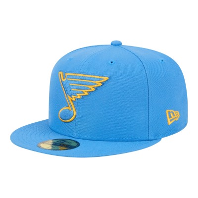 Бейсболка St. Louis Blues New Era Blue Core Logo Fitted 59FIFTY