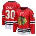 Джерси Chicago Blackhawks Spencer Knight Fanatics Red Centennial Breakaway