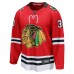 Джерси Chicago Blackhawks Spencer Knight Fanatics Red Centennial Breakaway