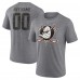 Именная футболка Anaheim Ducks Gray Heritage Tri-Blend