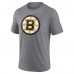 Именная футболка Boston Bruins Gray Heritage Tri-Blend