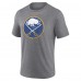 Buffalo Sabres Gray Heritage Custom Tri-Blend T-Shirt