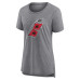 Женская Именная футболка Carolina Hurricanes Gray Heritage Tri-Blend