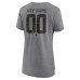 Женская Именная футболка Carolina Hurricanes Gray Heritage Tri-Blend