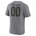 Dallas Stars Gray Heritage Custom Tri-Blend T-Shirt