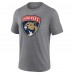 Футболка Florida Panthers Gray Heritage Custom Tri-Blend