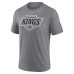 Los Angeles Kings Gray Heritage Custom Tri-Blend T-Shirt