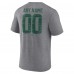 Minnesota Wild Gray Heritage Custom Tri-Blend T-Shirt