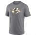 Nashville Predators Gray Heritage Custom Tri-Blend T-Shirt