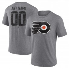 Футболка Philadelphia Flyers Gray Heritage Custom Tri-Blend