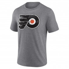 Футболка Philadelphia Flyers Gray Heritage Custom Tri-Blend