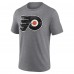 Футболка Philadelphia Flyers Gray Heritage Custom Tri-Blend