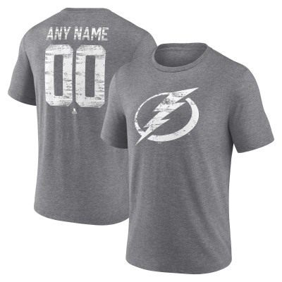 Tampa Bay Lightning Gray Heritage Tri-Blend