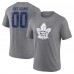 Toronto Maple Leafs Gray Heritage Custom Tri-Blend T-Shirt