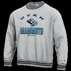 Utah Mammoth Champion Heather Gray Reverse Weave Sweatshirt