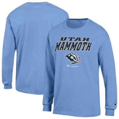 Utah Mammoth Champion Blue Jersey Long Sleeve T-Shirt