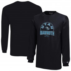 Подростковая Utah Mammoth Champion Black Jersey Long Sleeve T-Shirt